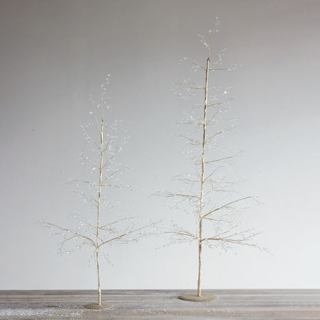 Gold Jeweled Metal Wire Tree