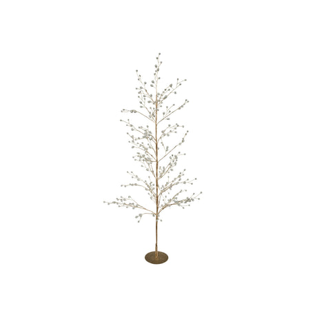 Gold Jeweled Metal Wire Tree