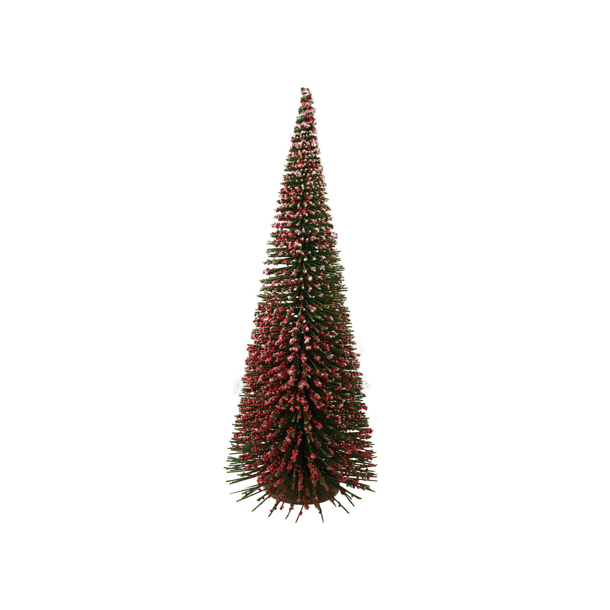 Sugared Red Berry Wood Christmas Tree