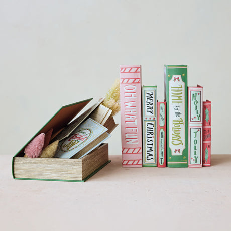 Christmas Decorative Book Storage Box