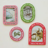 Deck the Halls Arched Ceramic Photo Frame