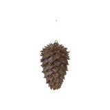 Brown Glitter Resin Pinecone