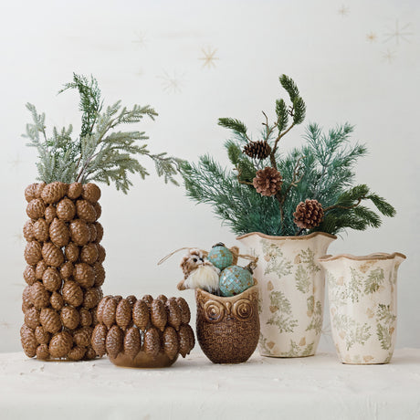 Owl Shaped Ceramic Planter