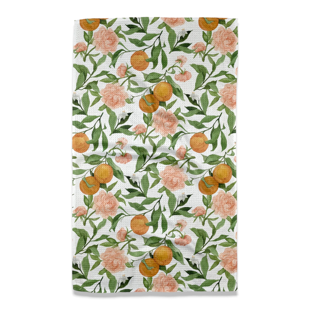 A Peony For Your Thoughts Geometry Tea Towel