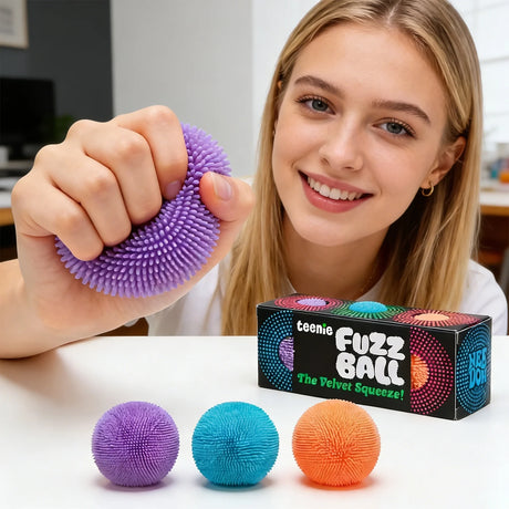 Teenie Fuzz Ball Stress Ball 3-Pack