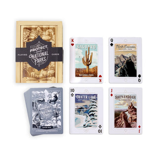 national park playing cards by lantern press