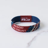 American Patriot Tap to Pray Wristband