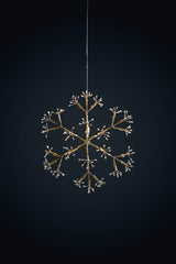 Champagne Snowflake LED Hanging Light