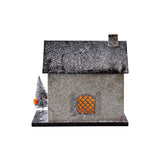 Lighted Witch Cottage Halloween Village House