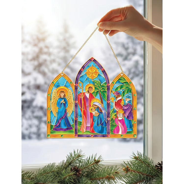Nativity Christmas Window Suncatcher