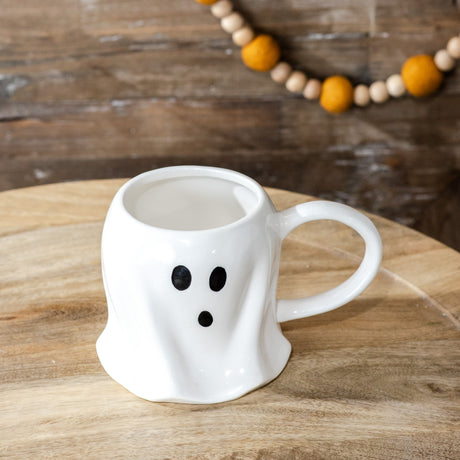Ceramic Ghost Halloween Coffee Mug