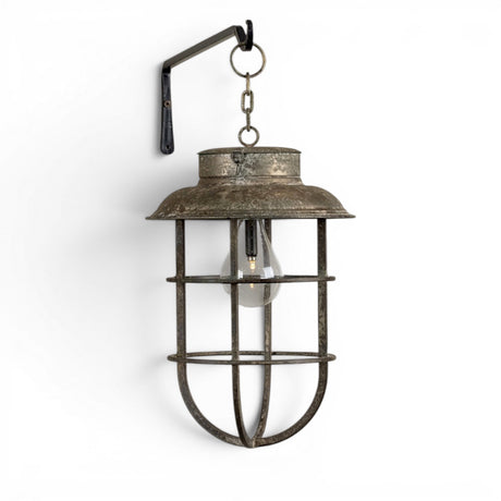 aged bronze hanging light with chain outdoor decorative lantern battery operated garden lighting