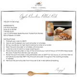 Apple Bourbon Pulled Pork Starter Sauce | Finch + Fennel