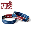 american patriot tap to pray wristband