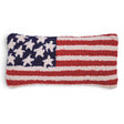 american flag hooked wool mini pillow patriotic stars and stripes accent pillow americana home decor fourth of july decoration