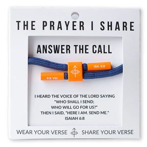 I heard the voice of the lord saying who shall I send who will go for us then I said here i am. send me. 