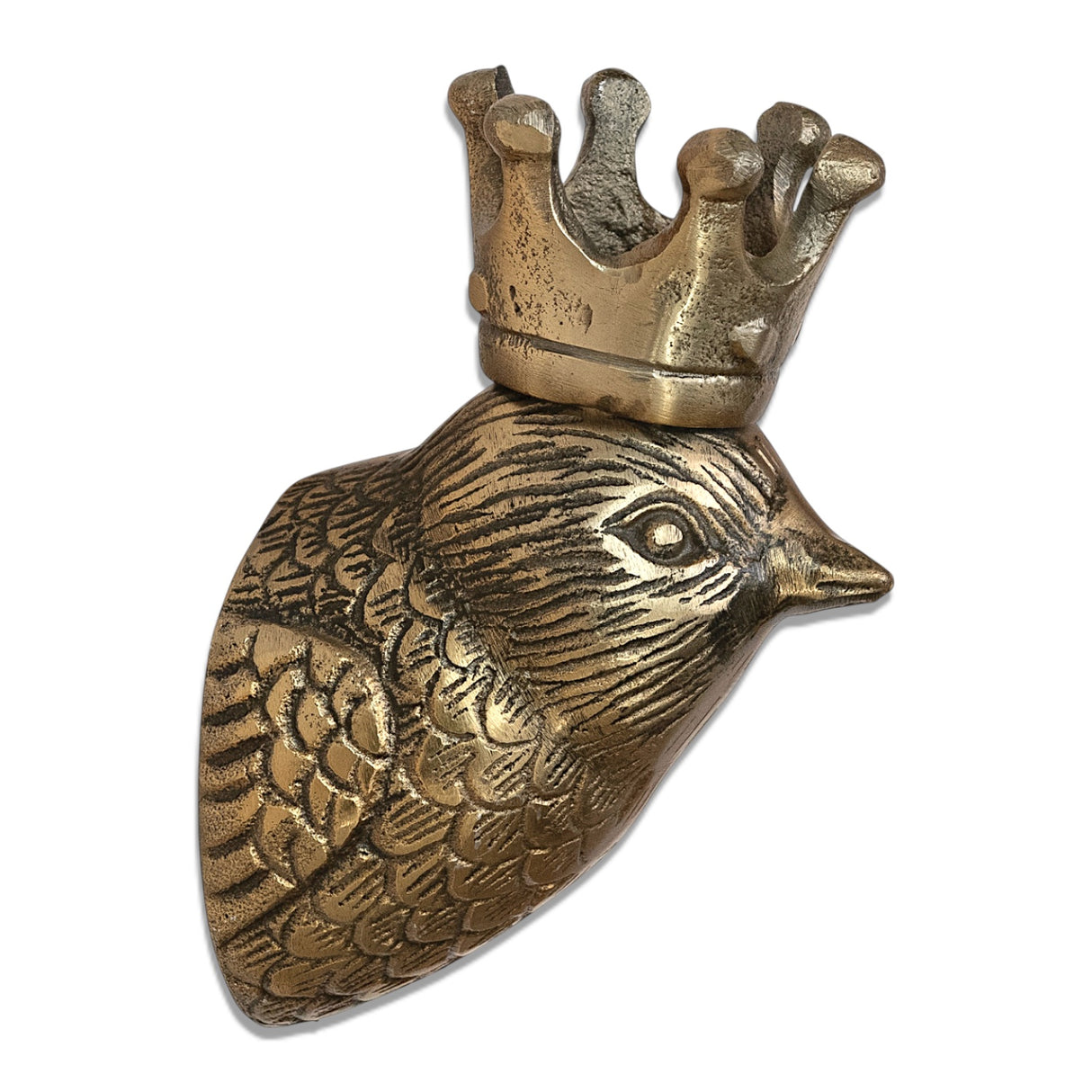 antique brass crowned bird wall hook decorative bird head wall hook