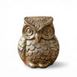 antique brass owl statue decorative owl figurine for shelf and tabletop décor
