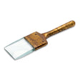 antique brass paintbrush magnifying glass vintage desk magnifier decorative glass lens tool