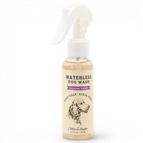 waterless dog wash lavender vanilla rinse free dog deodorizer coat refresher
