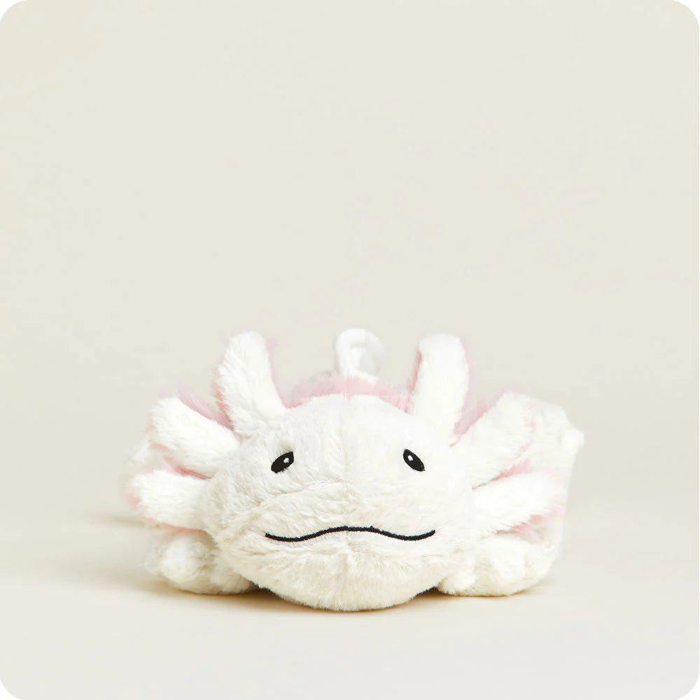 White Axolotl Warmies Plush Animal