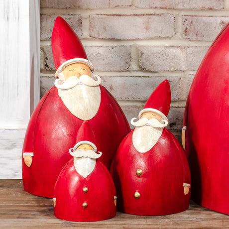 Phat Jolly Santa Metal Figurine