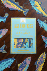 Hand-Sewn Fishes Paper Garland | East End Press