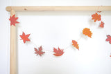 Autumn Leaves Sewn Paper Garland | East End Press