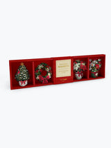 Winter Floral Magnets (Set of Five)
