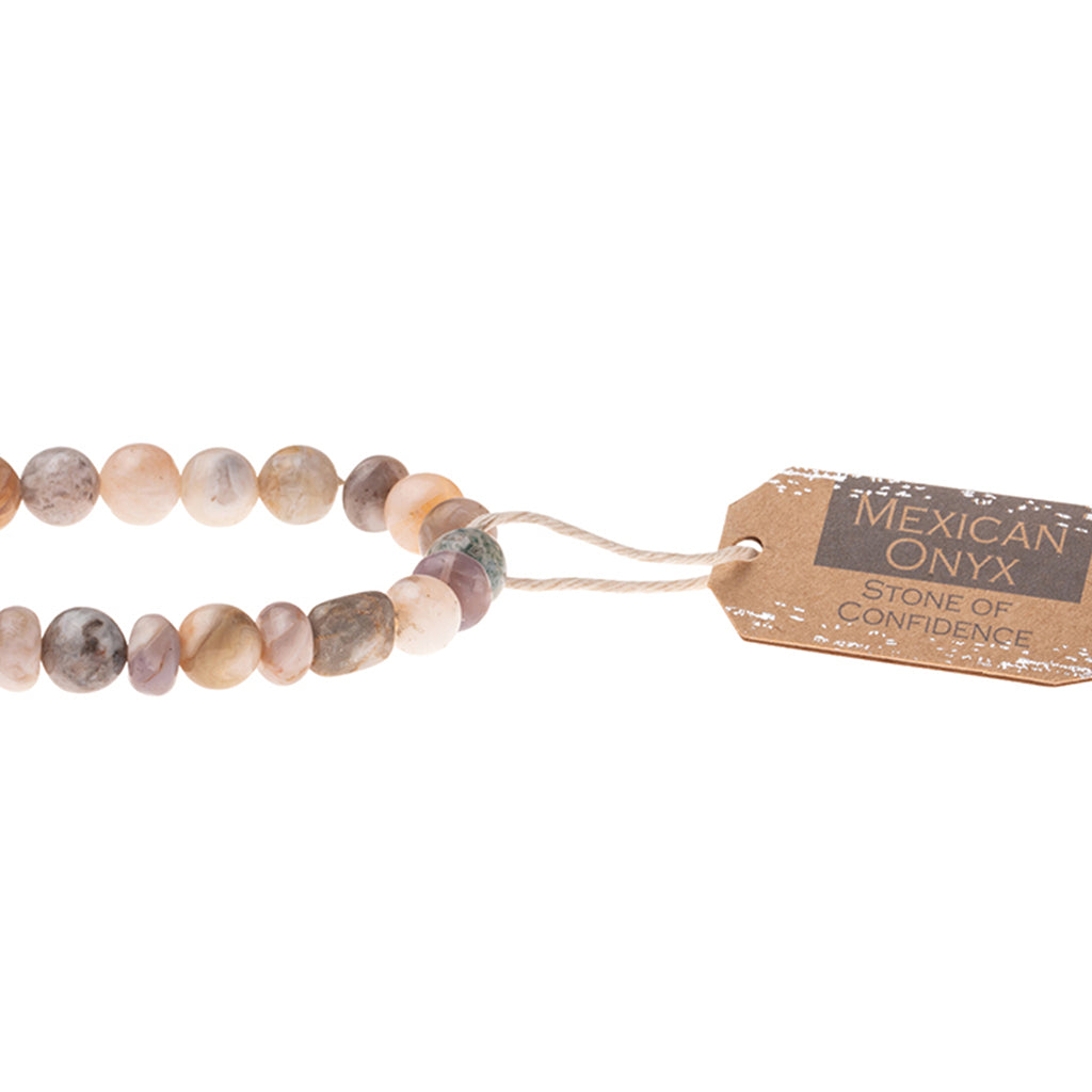 Stone Stack Bracelet Mexican Onyx | Stone of Confidence