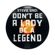 dont be a lady be a legend vinyl record wall art sugarboo 12 inch statement decor