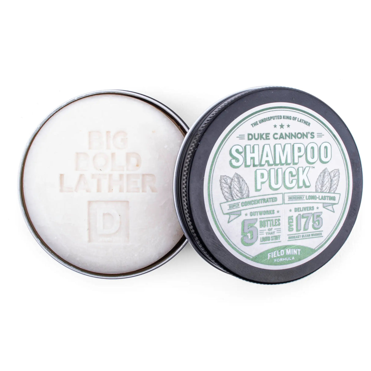 Field Mint- Solid Bar Shampoo Puck | Duke Cannon