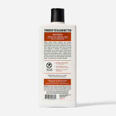 Buffalo Trace Bourbon Body Wash | Duke Cannon
