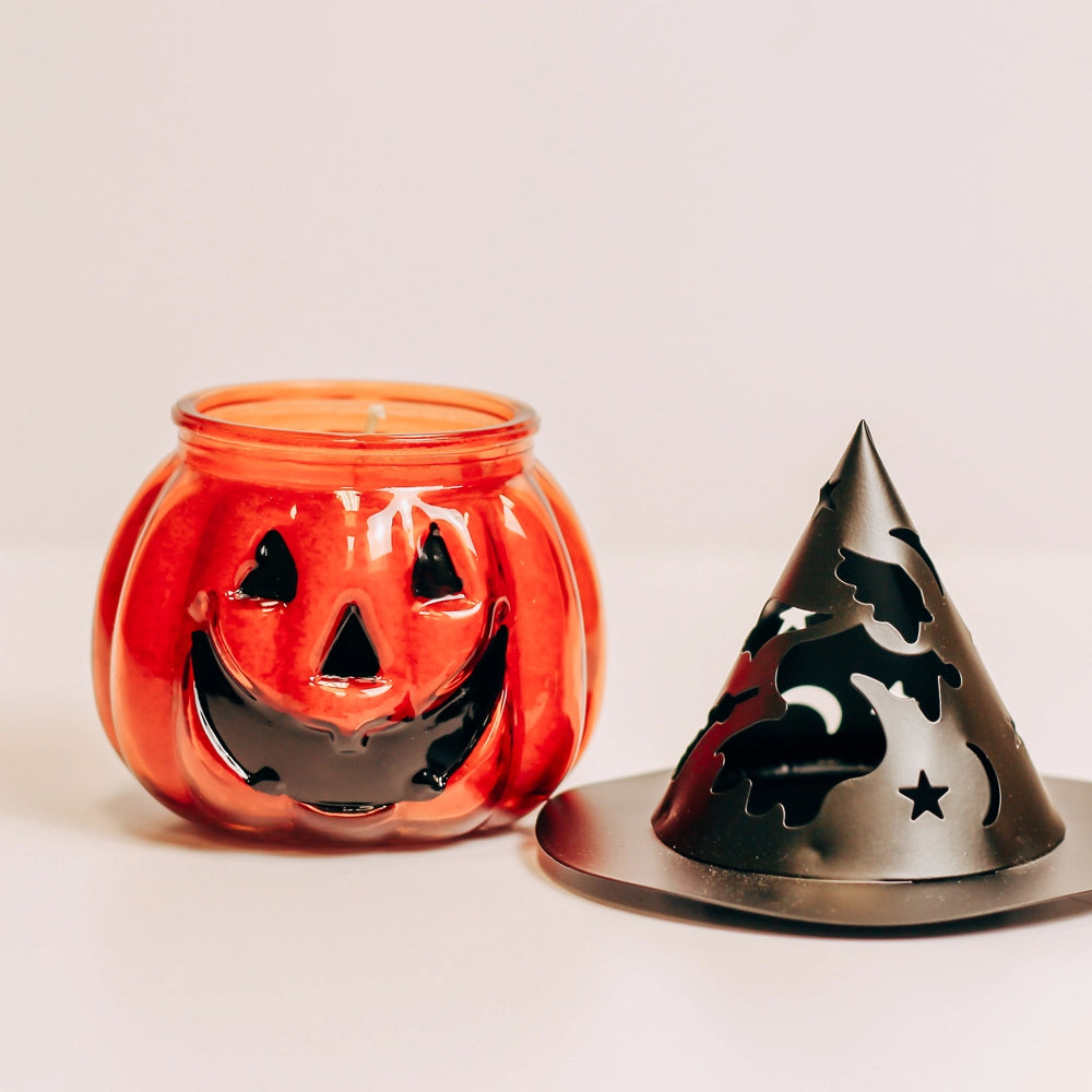 Jack-O-Lantern Pumpkin Pie Candle