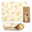 Bee’s Wrap XL reusable bread wrap in honeycomb print