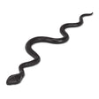 
black cast iron snake decor sculpture long winding snake home accent