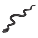 
black cast iron snake decor sculpture long winding snake home accent