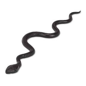 
black cast iron snake decor sculpture long winding snake home accent