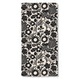 Black Flower Garden Bar Towel by Geometry