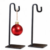 Black Metal Ornament Display Stand | 10'' Tall