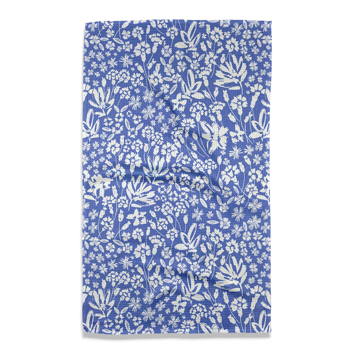 Bloom Me Over Floral Geometry Tea Towel