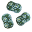 Blue daisy reusable kitchen sponge set by Once Again Home Co