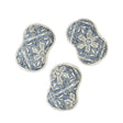 Blue floral reusable kitchen sponge set by Once Again Home Co.
