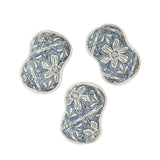 Blue floral reusable kitchen sponge set by Once Again Home Co.