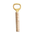 brass bamboo bottle opener by creative co-op