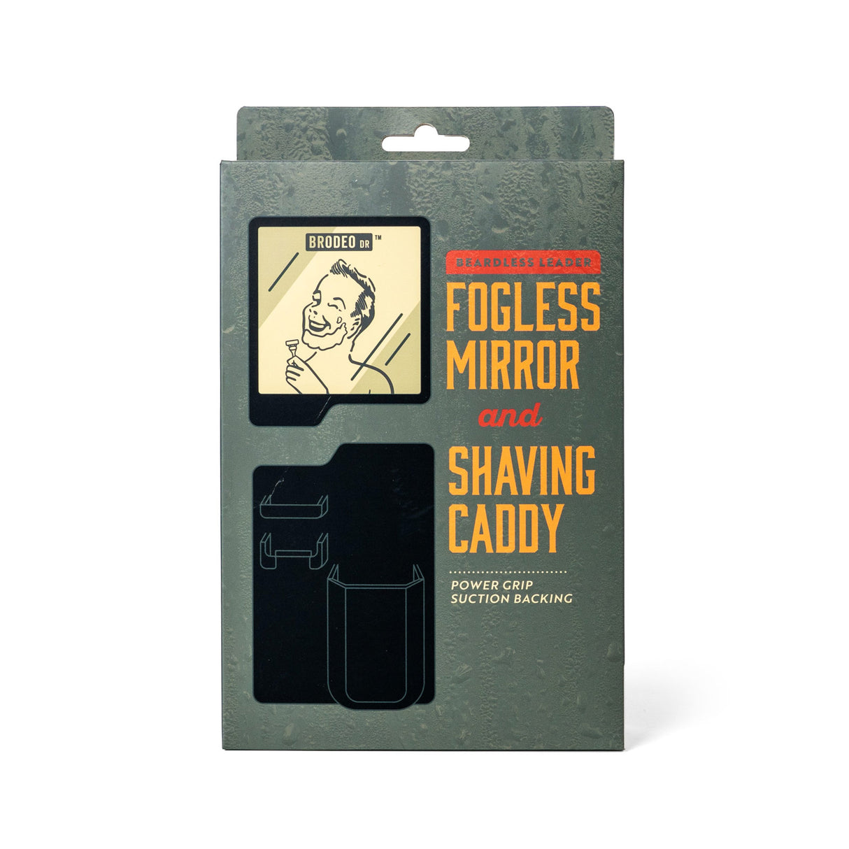 Fogless Shower Mirror & Shaving Caddy Organizer