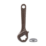 cast iron wrench bottle opener rustic bar tool industrial style beer opener