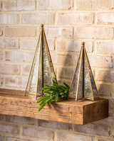 Antique Brass Mirrored Christmas Tree