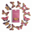 hand printed butterfly paper garland vertical by East End Press