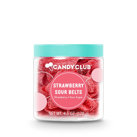 Strawberry Sour Belts | Candy Club